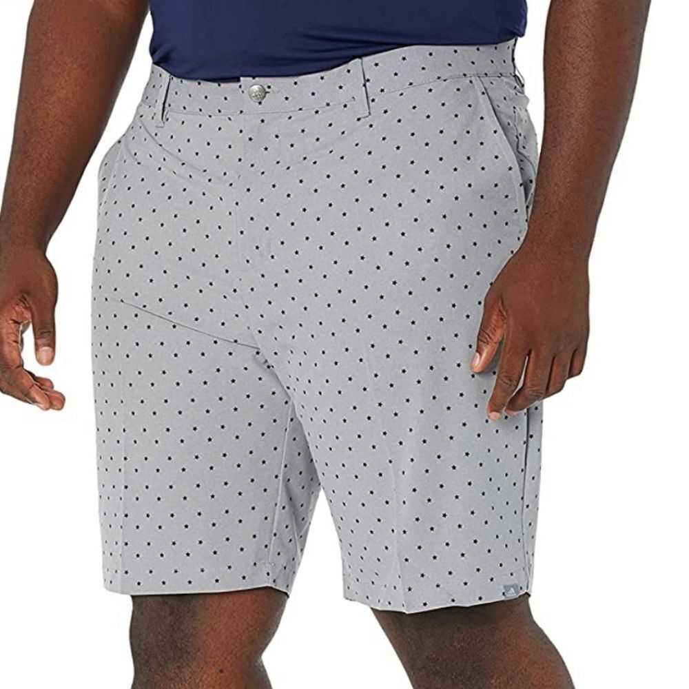 Adidas Men Grey 1 Woven Shorts Adidas Print New Golf Ultimate Size 30